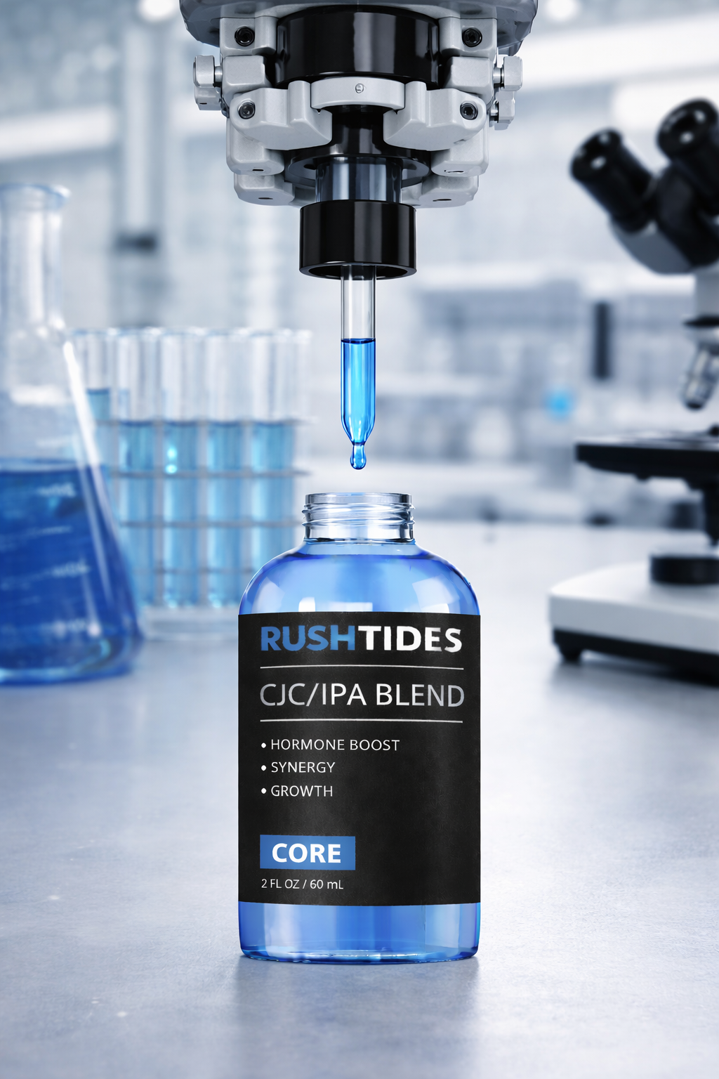 CJC-1295 NO DAC / IPAMORELIN BLEND PEPTIDES TOPICAL SERUM